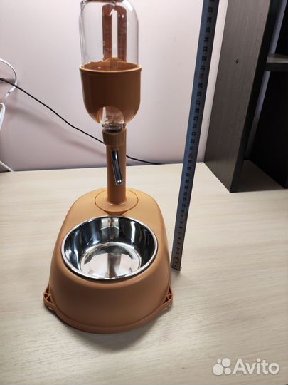 Миска для животных, с поилкой