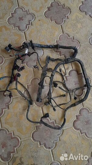 Проводка двигателя на Mercedes W203 m111