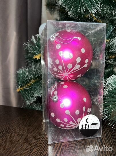 Новый набор новогодних шаров