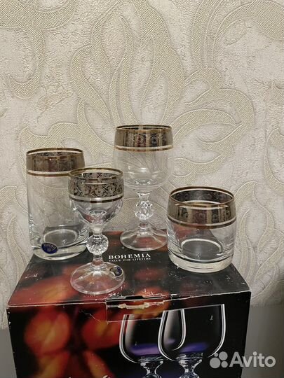 Стаканы. Рюмки. Бокалы богемия