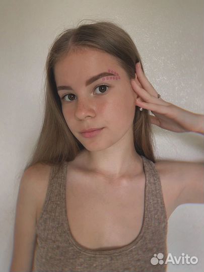 Наращивание ресниц /окрашивание бровей