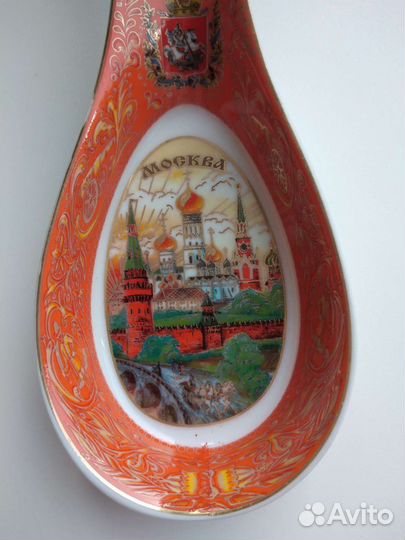 Подставка под ложку керамическая новая сувенир