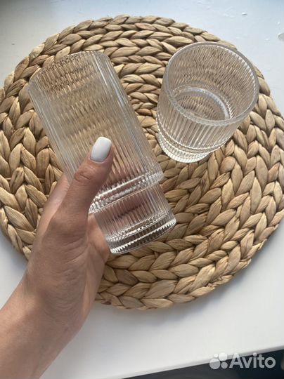 Стакан рифленый для кофе чая сока