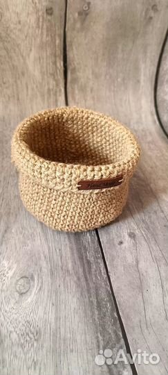 Корзинка из джута