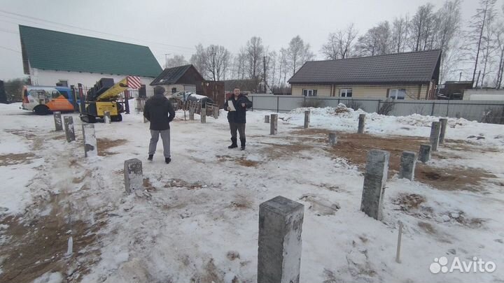 Жб, Бетонные, Железобетонные сваи / Фундамент