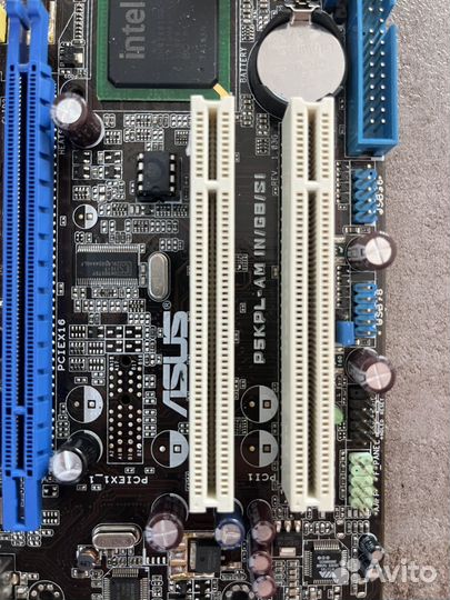 Комплект мат. плата 775+q6600 4x2.4gz