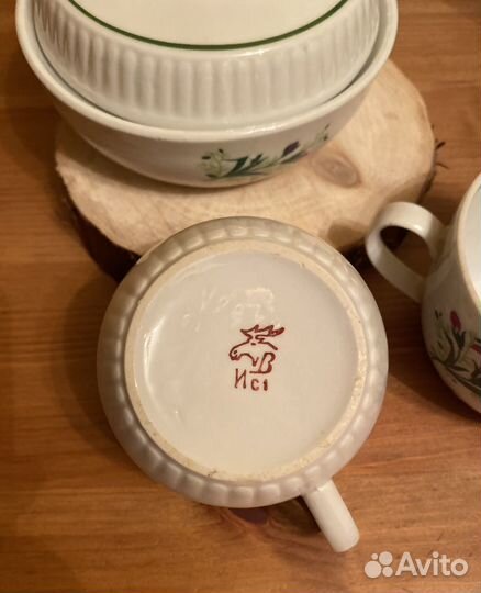 Чашки и сахарница дфз Вербилки