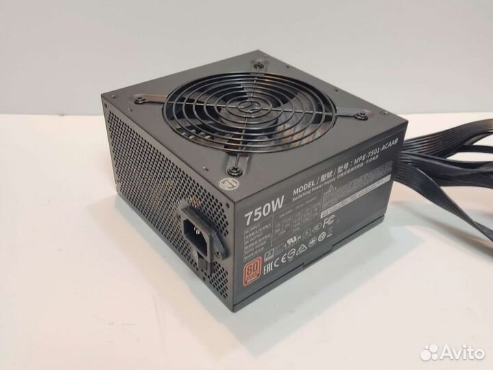 Блок питания 750 Ватт Cooler Master MWE Bronze 750