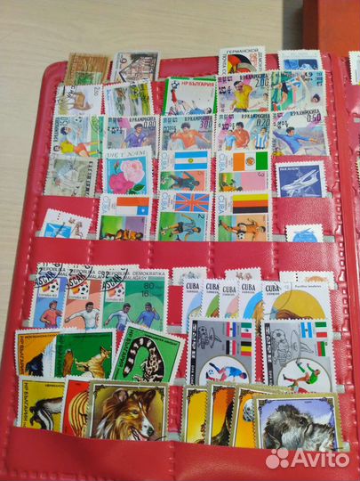 Почтовые марки со всех уголков мира