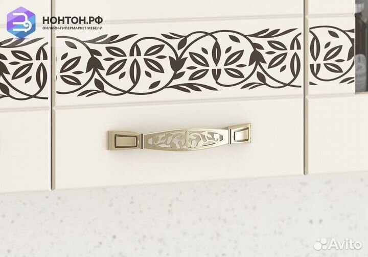 Кухня Мечта 2.0 м белый / крем глянец / капучино