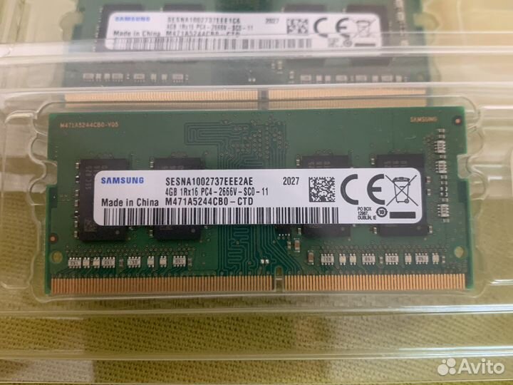 Оперативная память для ноутбука ddr4 samsung