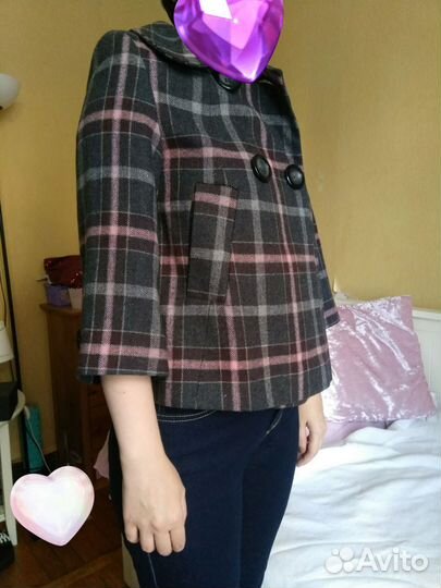 Пальто-пиджак в стиле Gossip Girl, шляпа H&M