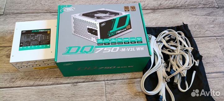 Блок питания DeepCool DQ750-M-V2L WH, 750Вт, белый