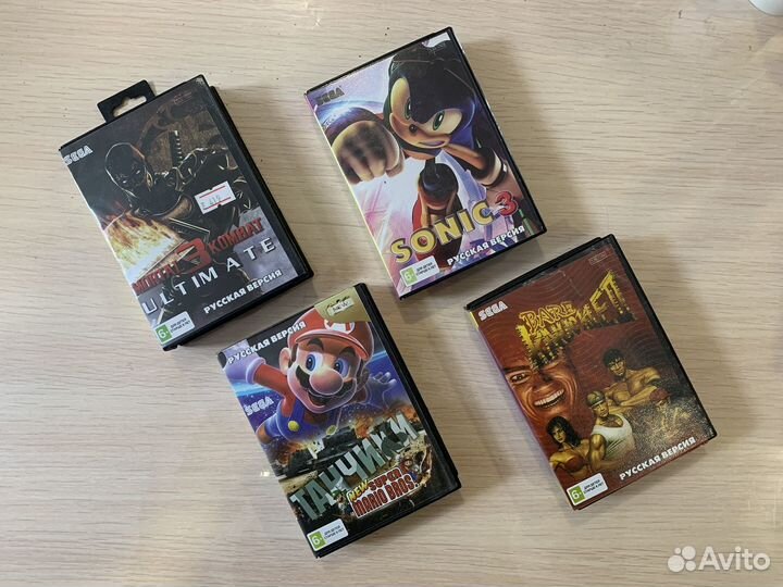 Приставка dendy и картриджи sega