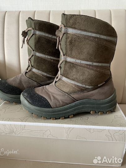 Сапоги зимние натуральная замша 33 размер