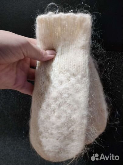 Варежки пуховые новые