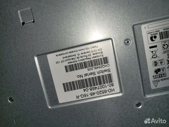 Коммутатор Brocade HD-6520-48-16G-R