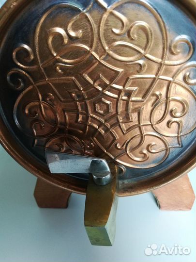 Бочонок для вина. СССР. Дерево, медная чеканка