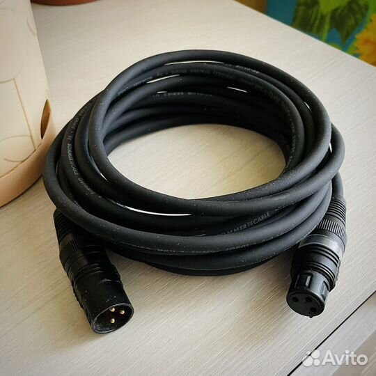 Кабель микрофонный XLR 5м Hicon