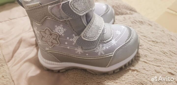 Ботинки зимние для девочки, Котофей, размер 23