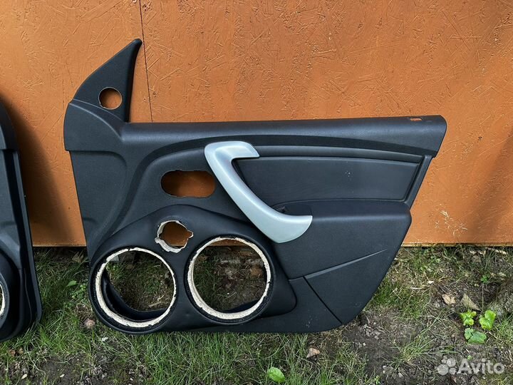 Дверные карты ваз largus, logan подиумы2х20ирупор