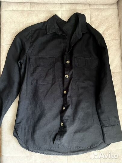 Льяная рубашка zara