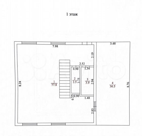 Коттедж 161,2 м² на участке 8,3 сот.