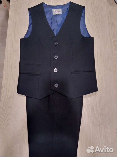 Школьный костюм для мальчика 140 синий