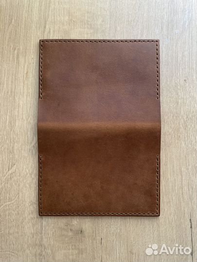 Кожаная обложка на паспорт (гравировка)