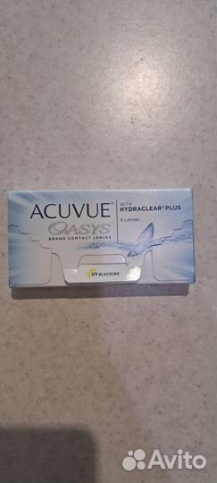 Линзы контактные acuvue oasys двухнедельные