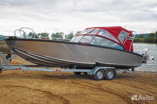 Катер алюминиевый Пантера 8000 с реданом