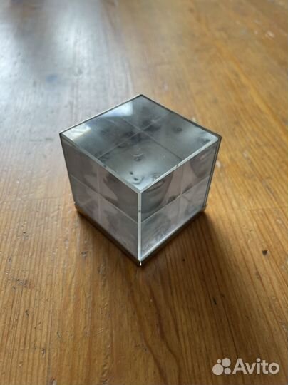 Рамка для фотографий кубик стеклянный