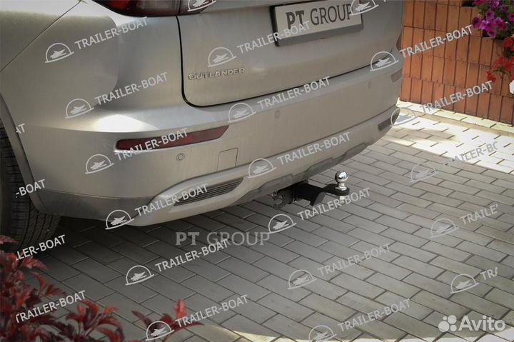 Фаркоп Mitsubishi OutLander 2022-XX, под квадрат, 57139