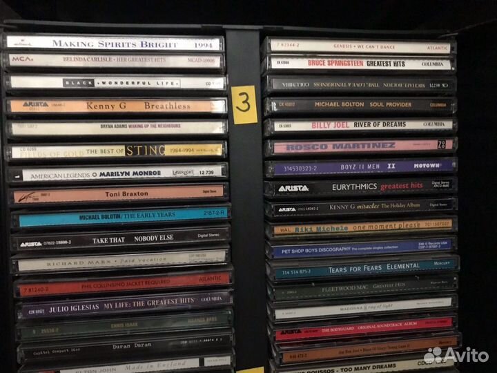 Коллекция лицензионных компакт дисков из США