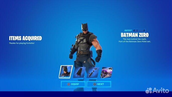 Fortnite - Armored Batman Zero Skin Epic Games