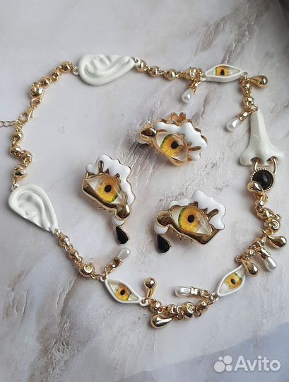 Кольцо, серьги и колье от Schiaparelli LUX