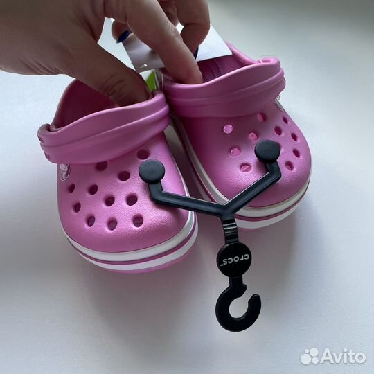 Новые сабо crocs для девочки c5