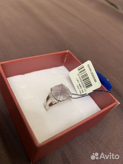 Серебряное кольцо с фианитом