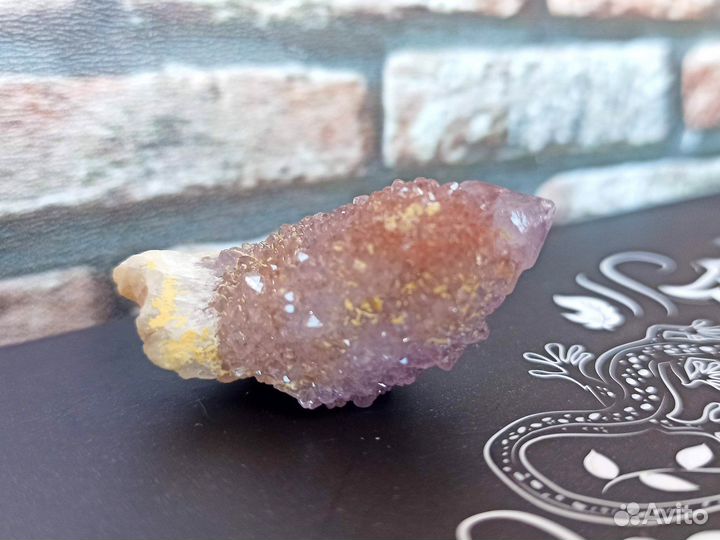 Кристалл кактусовидного аметиста, 4 см