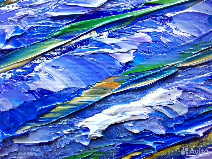 Картина Прованс Лавандовые поля Маки маслом 40х50