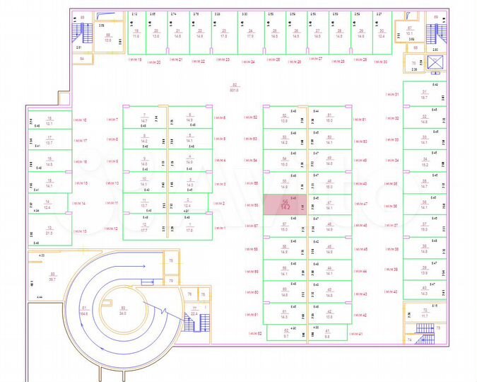 Машиноместо, 14 м²