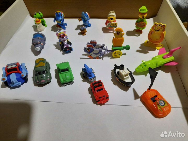 Игрушки из киндер-сюрприза 90-х годов