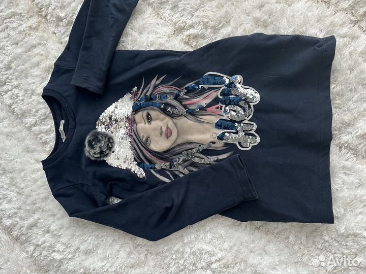 Вещи пакетом на девочку 128 134