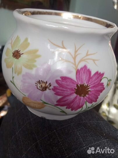 Сахарница фарфор СССР