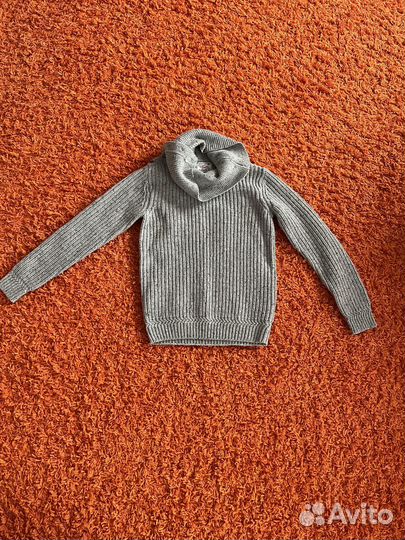 Свитер мужской с широким воротом