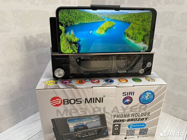 Магнитола 1din Bos-mini