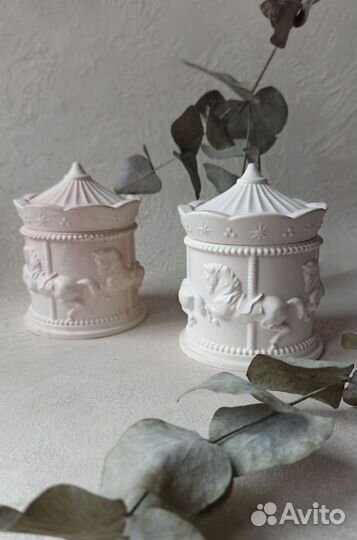 Подсвечники из гипса