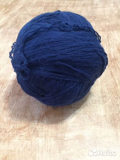 Пряжа синего цвета