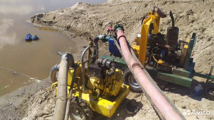 Аренда мотопомпы для откачки воды