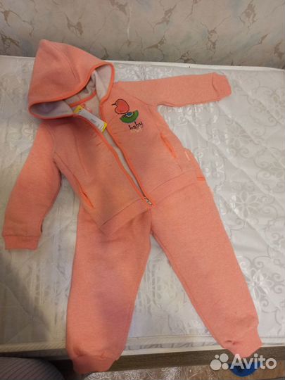 Теплый Костюм для девочки р. 98